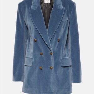 Frame Blue Velvet Women's Jacket